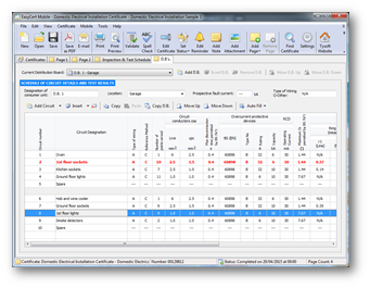 EasyCert Electrical Software