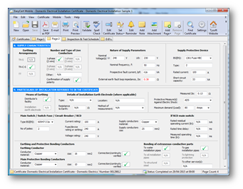 EasyCert Electrical Software