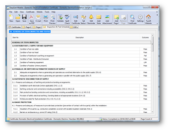 EasyCert Electrical Software