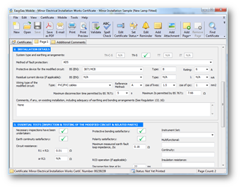 EasyGas Certification Software